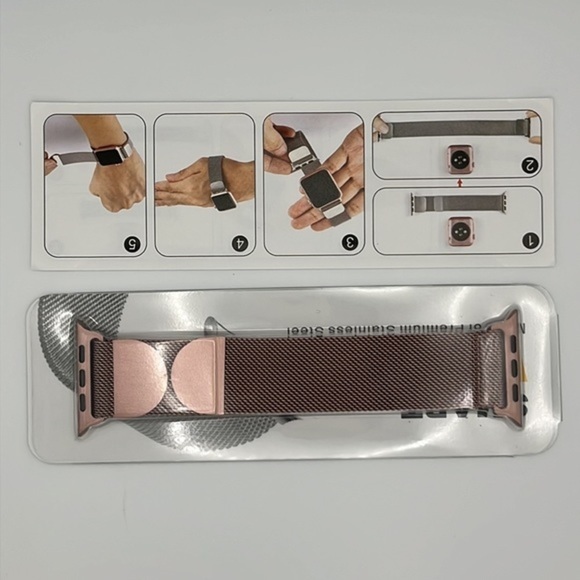 Mesh Loop Magnetic Apple Watch Bands - Compatible with Series 1-8, SE, and Ultra - Picture 4 of 6